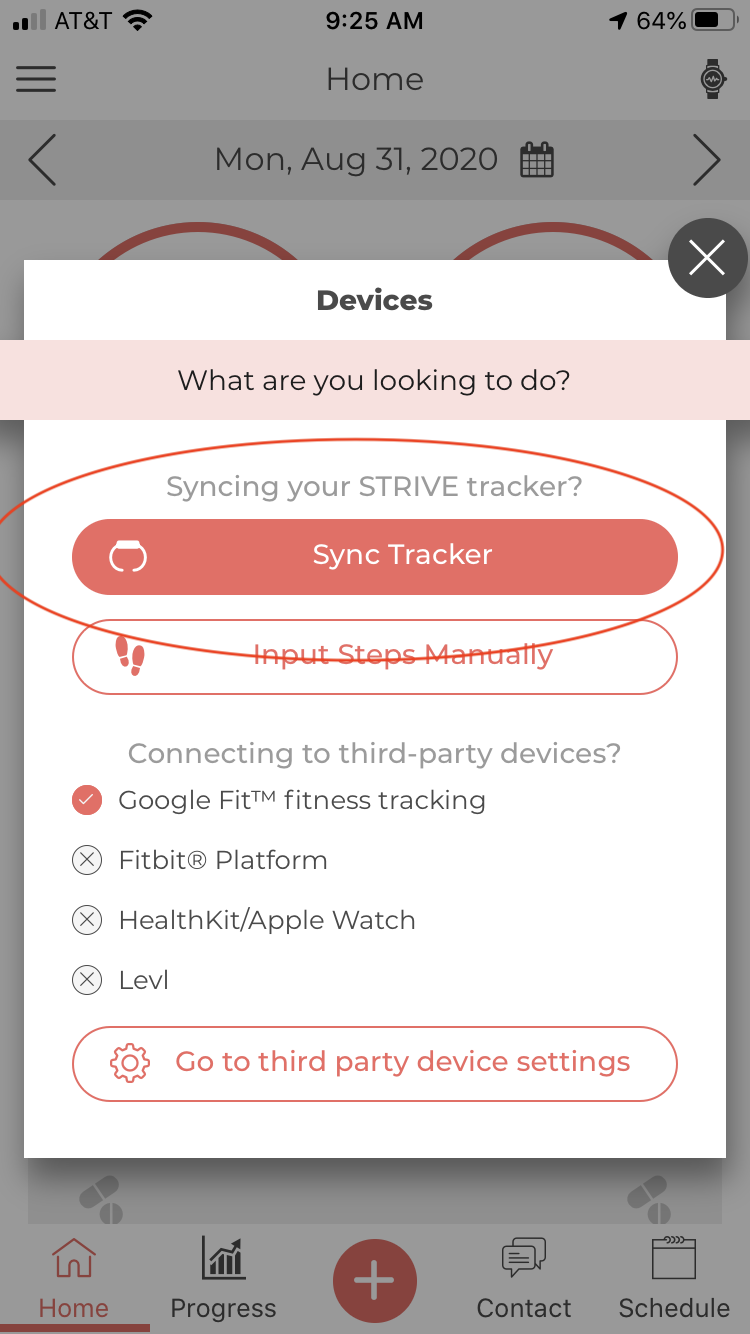 Syncing with HealthKit/Apple Watch – CoachCare